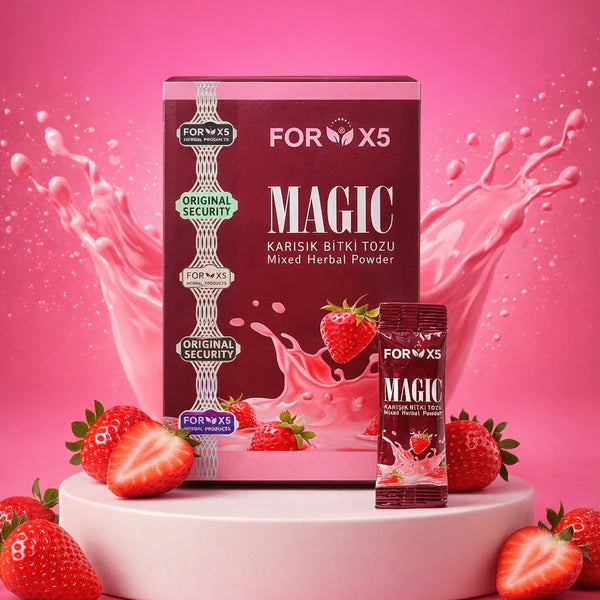 Magic Milk Strawberry – Mixed Herbal Powder