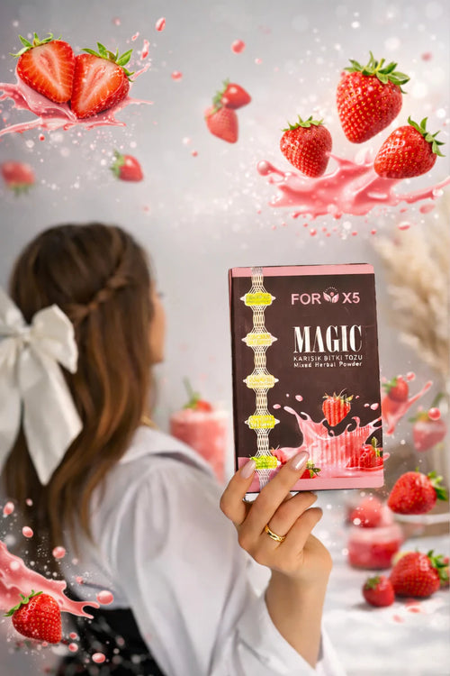 Magic Milk Strawberry – Mixed Herbal Powder