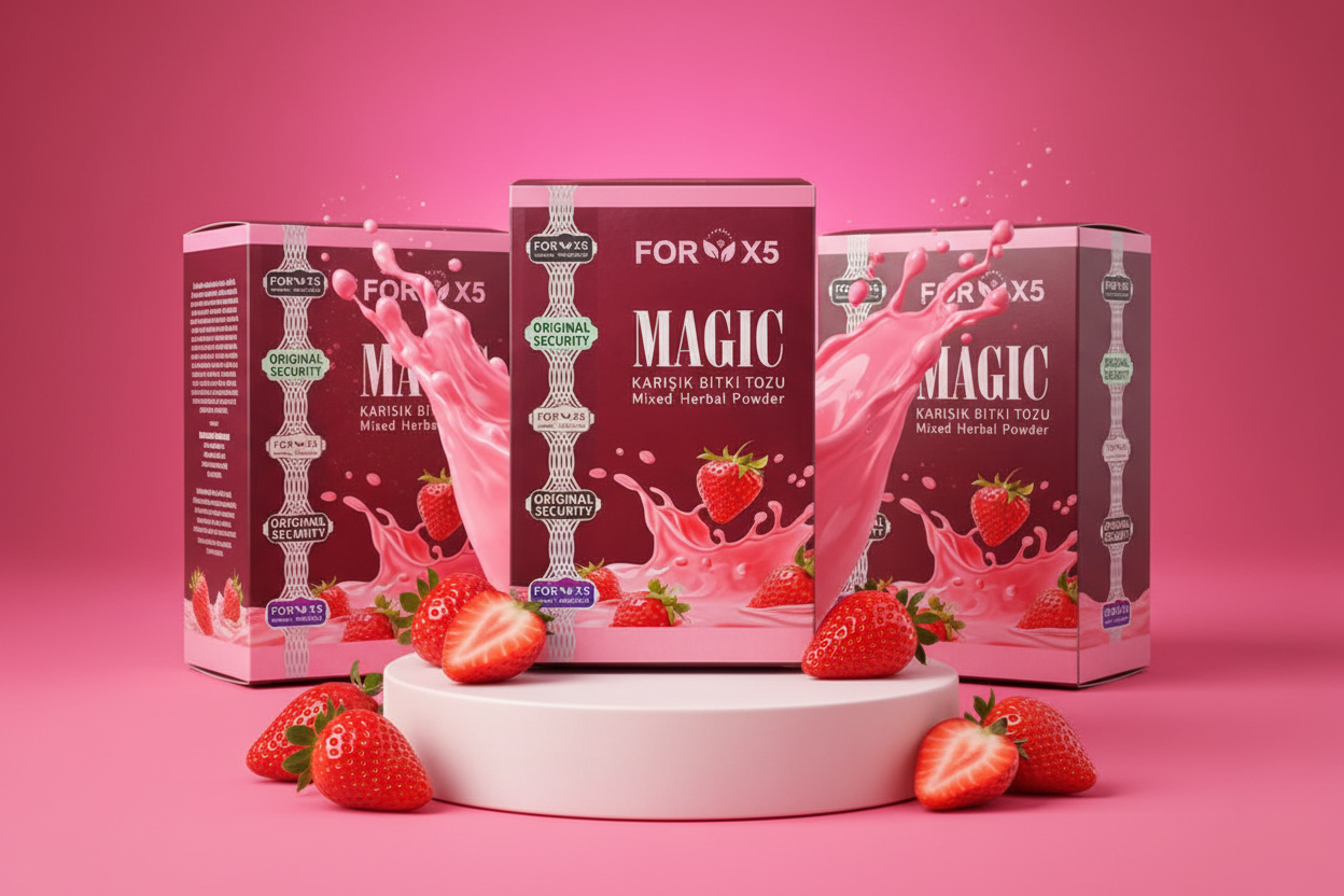 Magic Milk Strawberry 3er