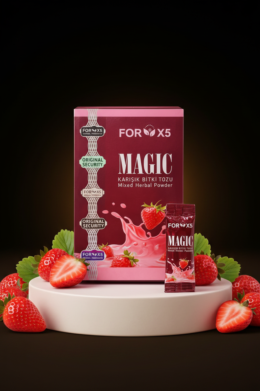 Magic Milk Strawberry Banner